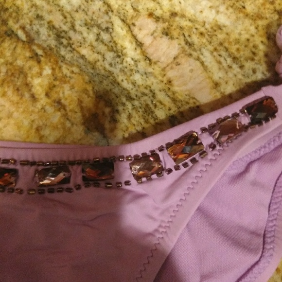 Lavender jeweled bikini - Picture 8 of 9